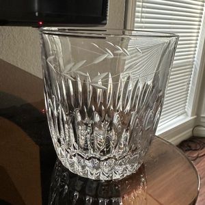 Vintage princess house 10 ounce Old-fashioned Heritage crystal tumbler